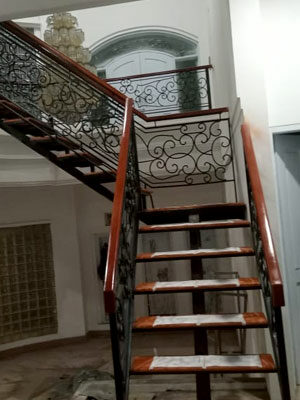 pembuatan railing tangga makassar