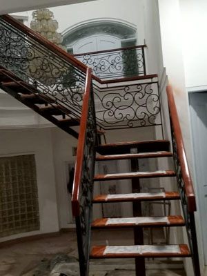 pembuatan railing tangga makassar